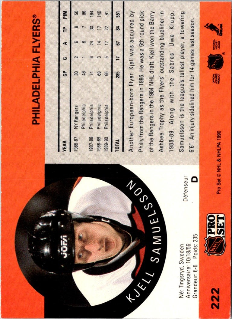 1990 Pro Set Kjell Samuelsson