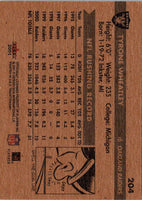 2001 Fleer Tradition Tyrone Wheatley #204
