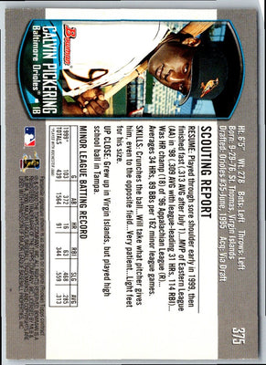 2000 Bowman Calvin Pickering #375