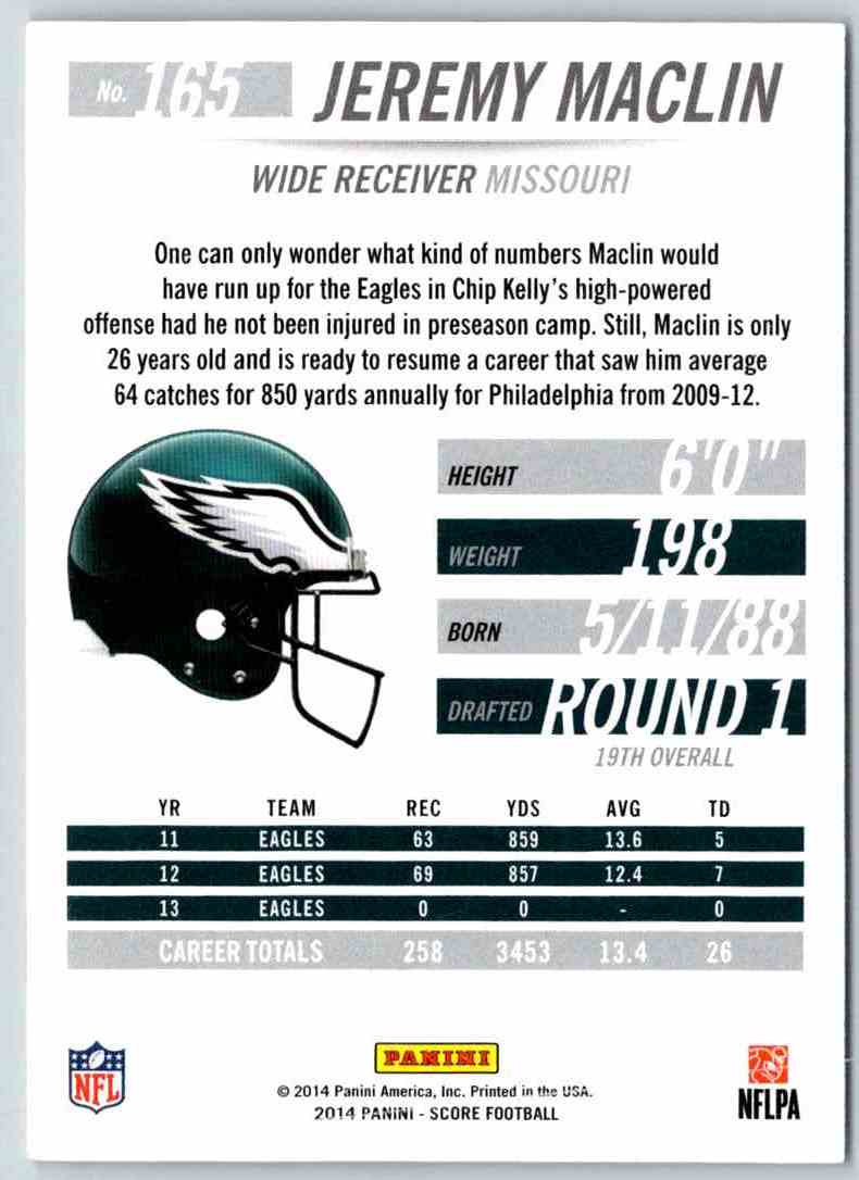 2014 Score Jeremy Maclin