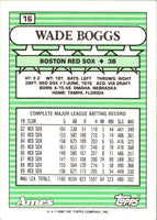 1990 Topps Ames All-Stars Wade Boggs #16