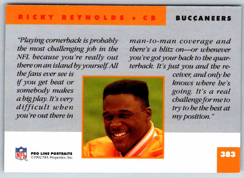 1991 ProLine Ricky Reynolds