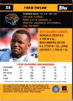 2000 Bowman's Best Fred Taylor #35