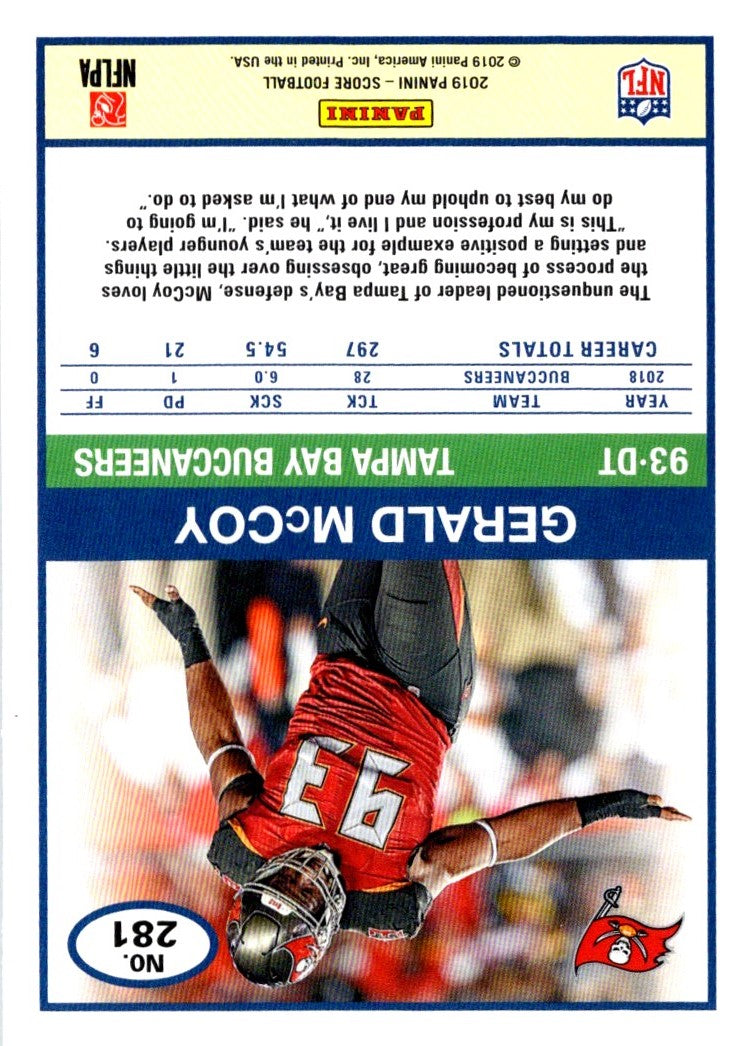 2019 Panini Gerald McCoy