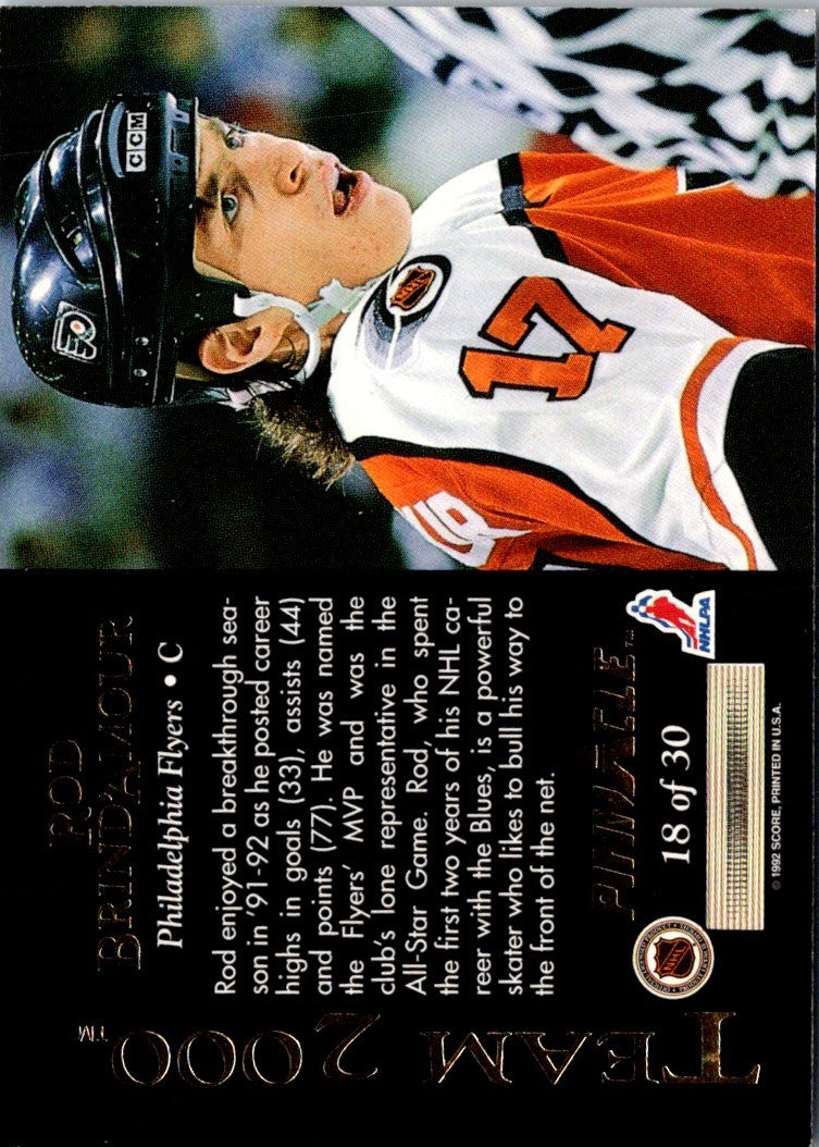 1992 Pinnacle Team 2000 Rod Brind'Amour