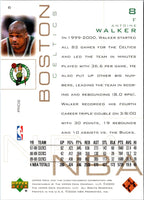 2000 Upper Deck Pros & Prospects Antoine Walker #6