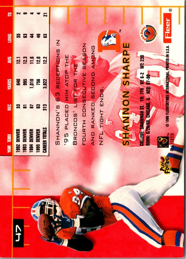 1996 Ultra Shannon Sharpe