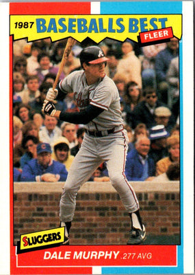 1987 Fleer Baseball's Best Sluggers vs Pitchers Dale Murphy #28