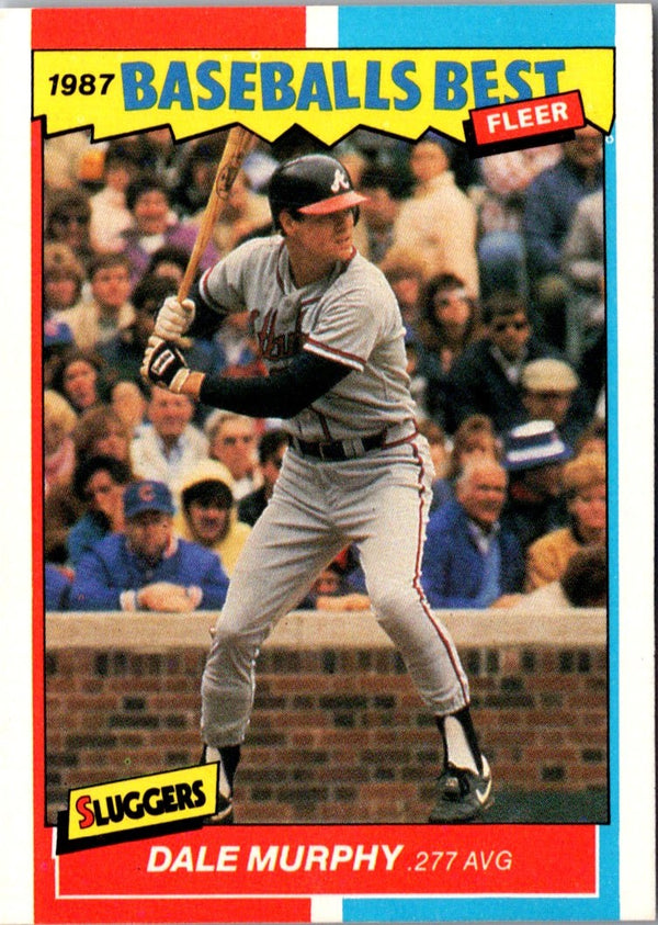 1987 Fleer Baseball's Best Sluggers vs Pitchers Dale Murphy #28