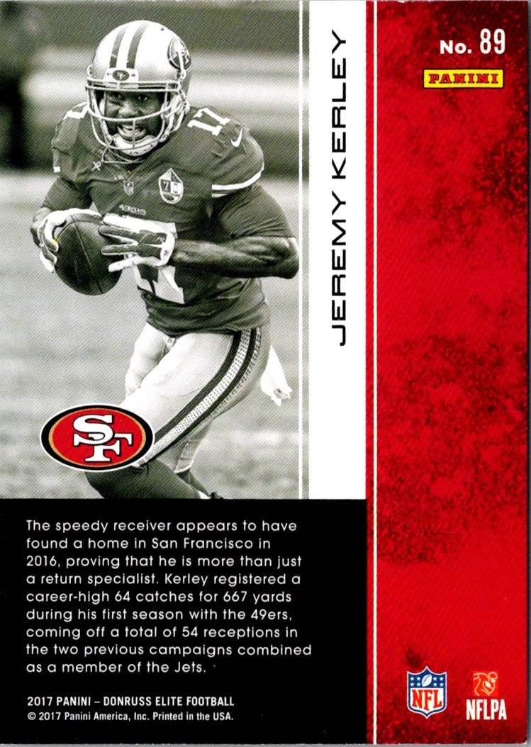 2017 Donruss Elite Jeremy Kerley