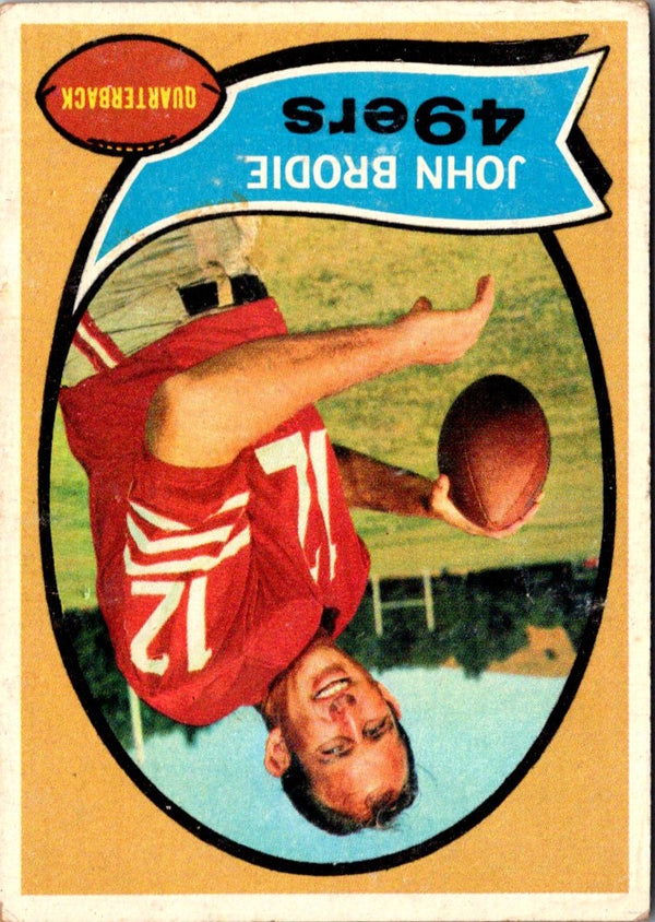 1970 Topps John Brodie #130