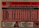 1981 Topps Alan Bannister