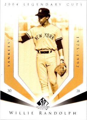 2004 SP Legendary Cuts Willie Randolph #124