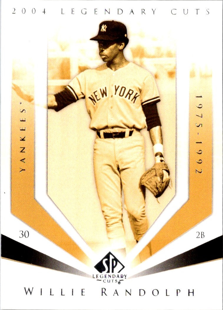 2004 SP Legendary Cuts Willie Randolph