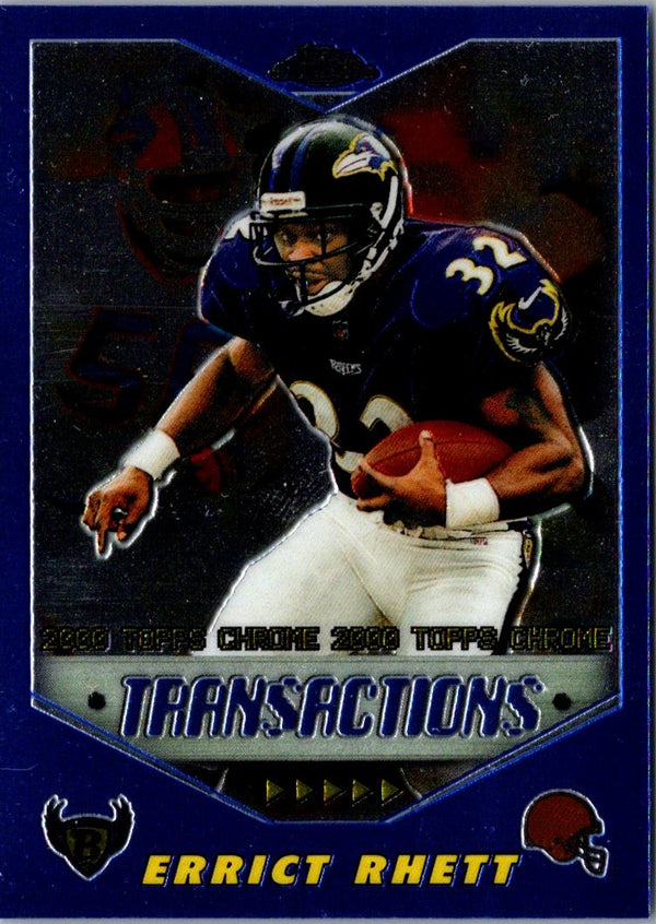 2000 Topps Chrome Errict Rhett #58