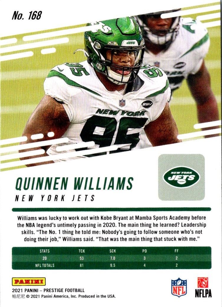 2020 Panini Quinnen Williams