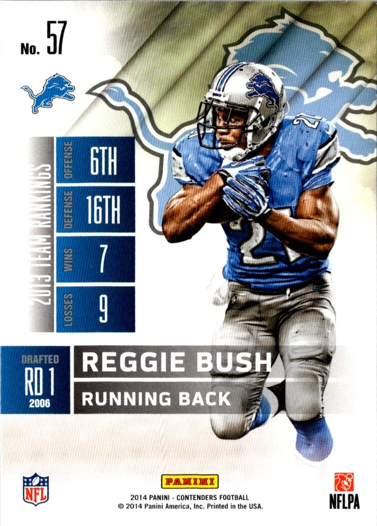 2014 Panini Contenders Reggie Bush