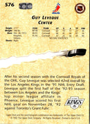 1992 Upper Deck Guy Leveque