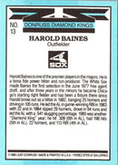 1986 Diamond Kings Harold Baines