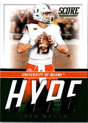 2017 Score Brad Kaaya #15
