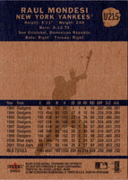2002 Fleer Tradition Update Raul Mondesi #U215