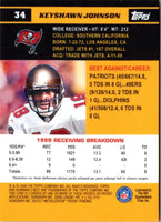 2000 Bowman's Best Keyshawn Johnson #34