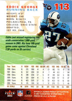 2002 Ultra Eddie George #113