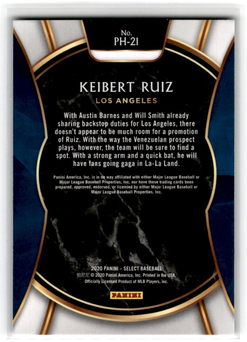 2020 Panini Select Phenoms Keibert Ruiz