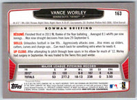 2014 Bowman Vance Worley #163