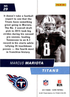 2017 Score Signal Callers Marcus Mariota #29