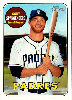 2018 Topps Heritage Cory Spangenberg #281