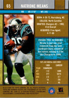 1999 Topps Natrone Means #65