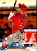 2018 Topps Los Angeles Angels Kole Calhoun