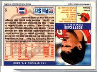 1989 Pro Set Scott Case #5 Rookie