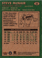 2000 Fleer Tradition Steve McNair #32
