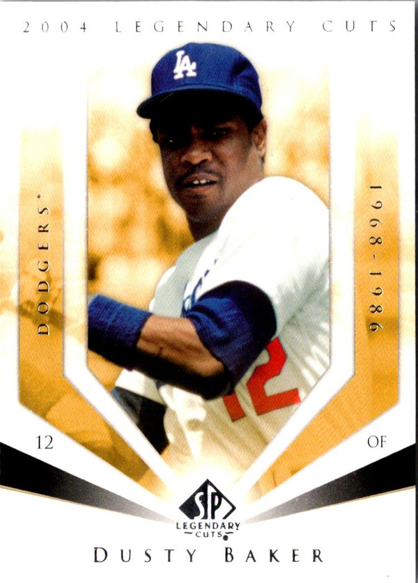 2004 SP Legendary Cuts Dusty Baker #30