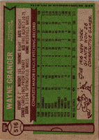 1976 Topps Wayne Granger #516