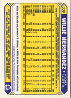 1987 O-Pee-Chee Willie Hernandez #339
