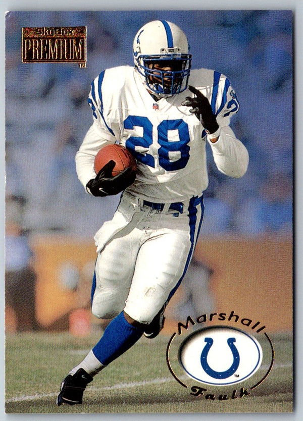1996 SkyBox Premium Marshall Faulk #75