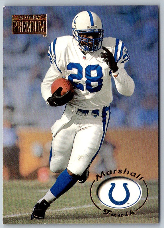 1996 SkyBox Premium Marshall Faulk #75