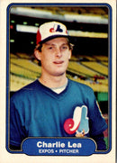 1982 Fleer Charlie Lea