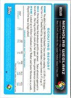 2009 Bowman WBC Prospects Nick Weglarz #BW9