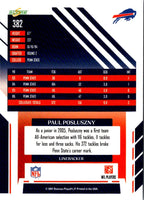 2007 Score Paul Posluszny #382 Rookie
