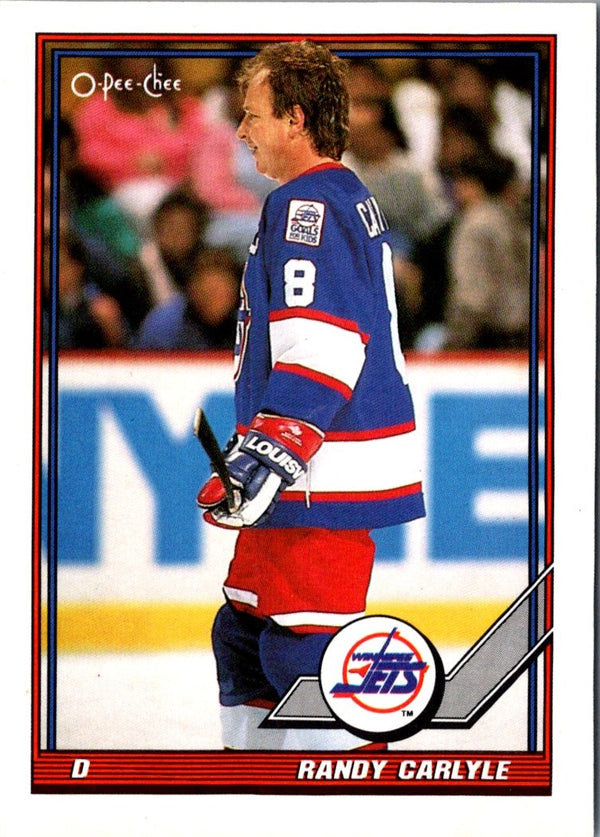 1991 O-Pee-Chee Randy Carlyle #72