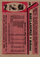 1987 Topps Rod Langway #108