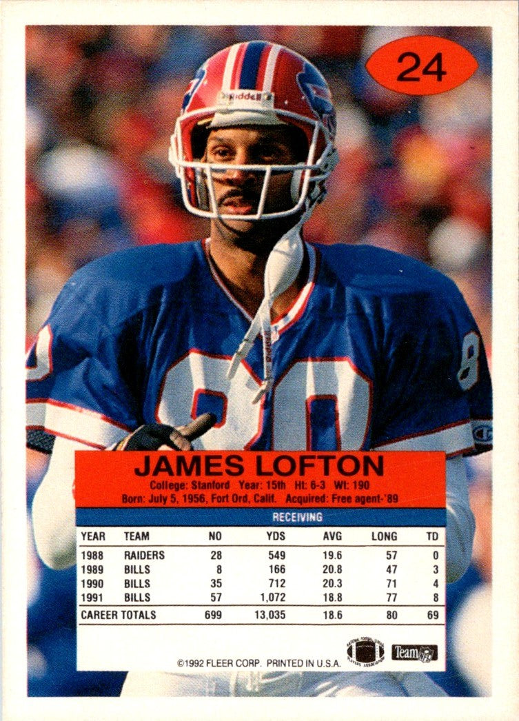 1992 Fleer James Lofton