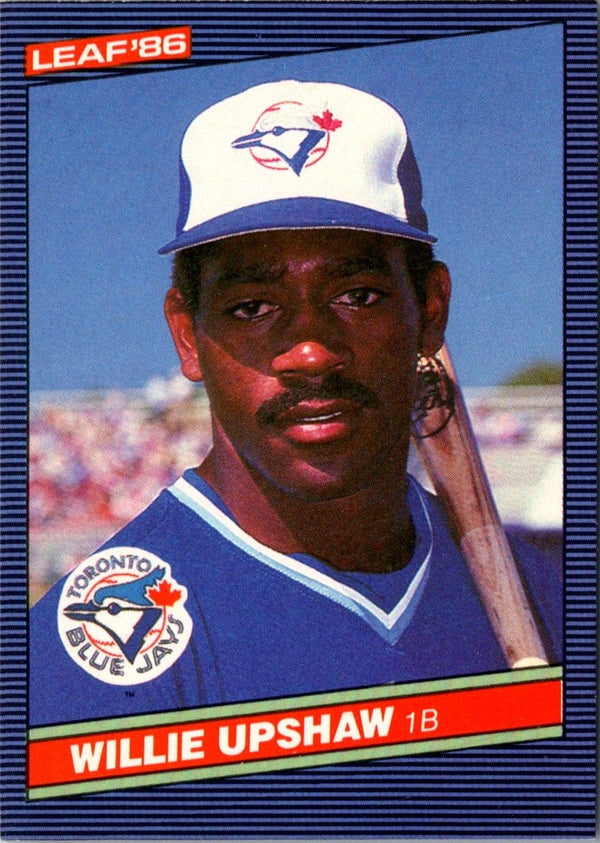 1986 Leaf Willie Upshaw #128