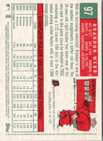 2008 Topps Heritage Brandon Webb #97