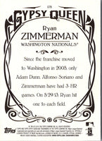 2015 Topps Gypsy Queen Ryan Zimmerman #178