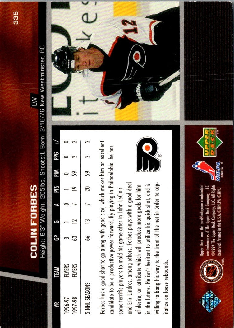 1998 Upper Deck Colin Forbes